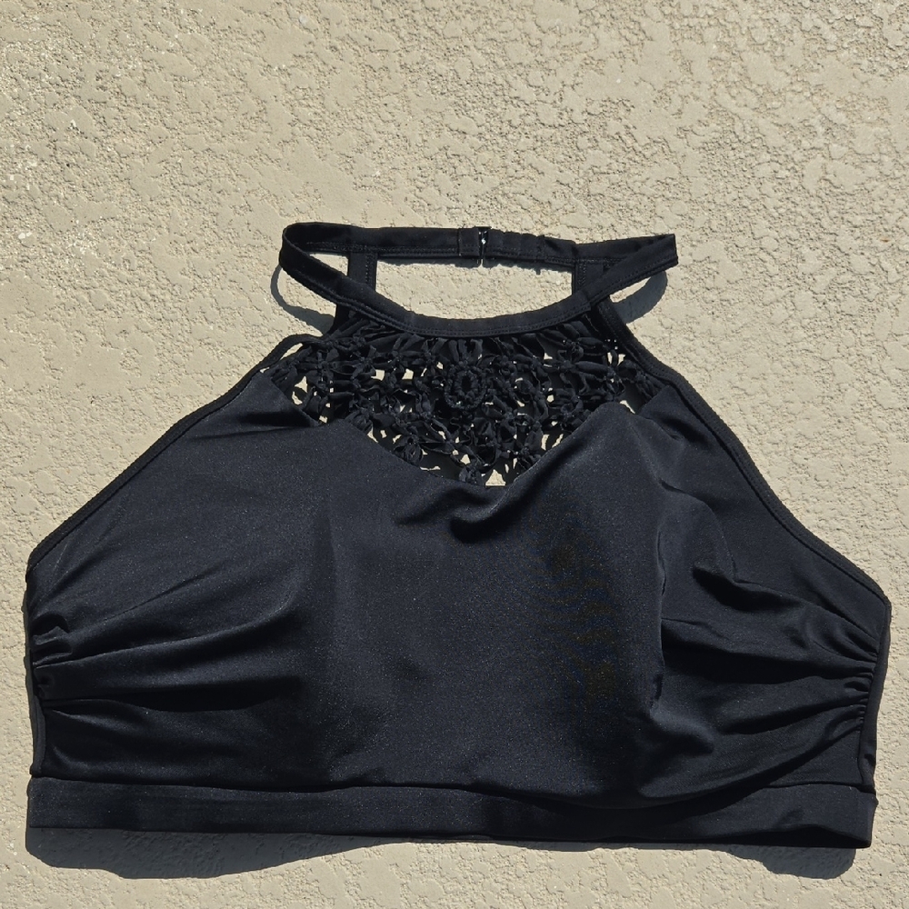 Cacique Halter Neck Bikini Top Sz 18